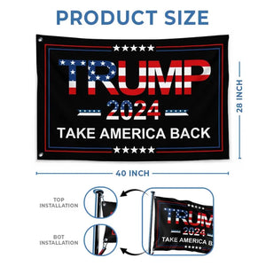 Return America To Glory - US Election Horizontal House Flag