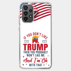 If You Don't Like The Chosen Man, Let Me Do It - US Election Clear Phone Case