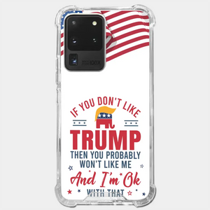 If You Don't Like The Chosen Man, Let Me Do It - US Election Clear Phone Case