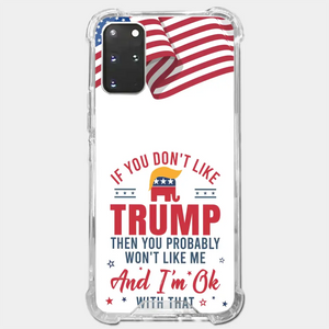If You Don't Like The Chosen Man, Let Me Do It - US Election Clear Phone Case