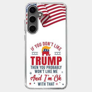 If You Don't Like The Chosen Man, Let Me Do It - US Election Clear Phone Case