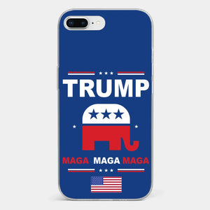Vote For Trump MAGA 2024 - US Election Clear Phone Case