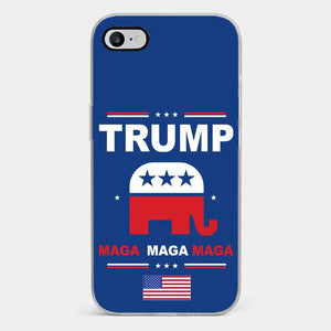 Vote For Trump MAGA 2024 - US Election Clear Phone Case