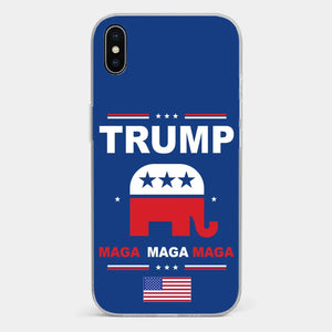 Vote For Trump MAGA 2024 - US Election Clear Phone Case