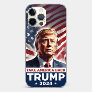 The People's President Is Back - US Election Clear Phone Case