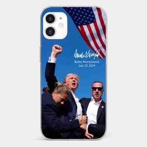 Here To Fight For People - US Election Clear Phone Case