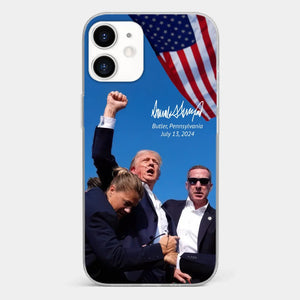 Here To Fight For People - US Election Clear Phone Case