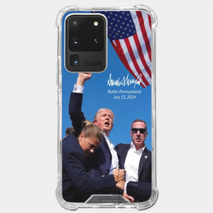 Here To Fight For People - US Election Clear Phone Case