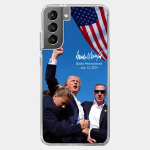 Here To Fight For People - US Election Clear Phone Case
