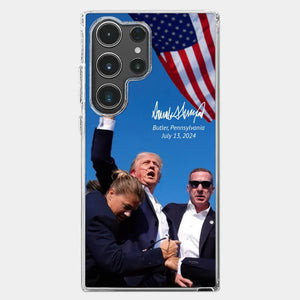 Here To Fight For People - US Election Clear Phone Case