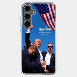 Here To Fight For People - US Election Clear Phone Case