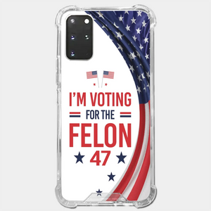 Of Course I Will Vote For The Felon - US Election Clear Phone Case