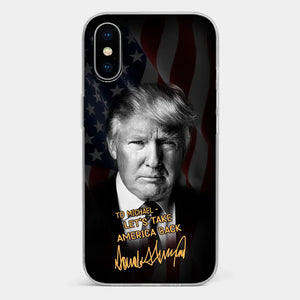 Let's Make The Nation Strong Together - US Election Clear Phone Case