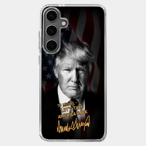 Let's Make The Nation Strong Together - US Election Clear Phone Case