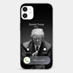 Pick Up The Phone, The President Is Calling - US Election Clear Phone Case