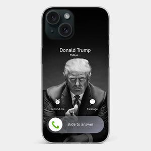 Pick Up The Phone, The President Is Calling - US Election Clear Phone Case