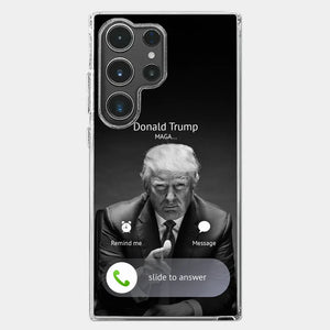 Pick Up The Phone, The President Is Calling - US Election Clear Phone Case