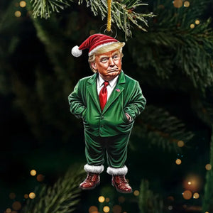 Small Steps Today Lead To Big Changes Tomorrow - US Election Acrylic Custom Shaped Ornament - Christmas Gift And Decor For Conservative Supporters