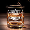 A Victory For Freedom And Opportunity - US Election Whiskey Glass - Gift For Conservative Supporters