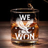 A New Vision For The Nation - US Election Whiskey Glass - Gift For Conservative Supporters