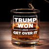 A Strong Nation Stands By Its Values - US Election Whiskey Glass - Gift For Conservative Supporters