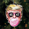 Daddy's Back - US Election Acrylic Custom Shaped Ornament - Christmas Gift And Decor For Conservative Supporters