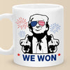 A Victory For Those Who Demand Change - US Election Mug - Gift For Conservative Supporters