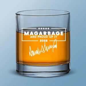 Raise Your Glasses To New Beginnings - US Election Whiskey Glass - Gift For Conservative Supporters