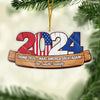 Keep The Momentum Going Strong - US Election Acrylic Custom Shaped Ornament - Christmas Gift And Decor For Conservative Supporters