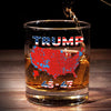 A Tribute To American Unity - US Election Whiskey Glass - Gift For Conservative Supporters