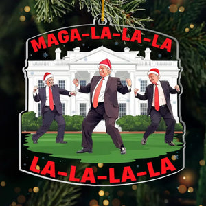 Stand Tall For Your Beliefs - US Election Acrylic Custom Shaped Ornament - Christmas Gift And Decor For Conservative Supporters