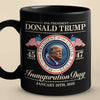 He Is Our President, Protected By God - US Election Black Mug