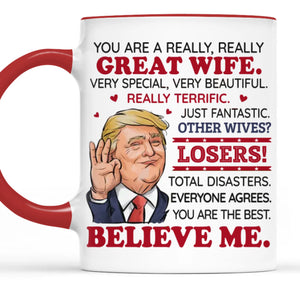 Really Terrific Just Fantastic - US Patriotic Pride Accent Mug