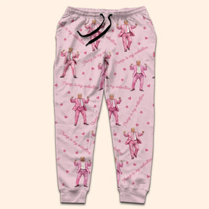 Mr.T Is My Valentine - US Patriotic Pride Unisex Sweatpants - Gift For Conservative Supporters