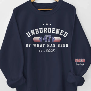 Make A Statement While Staying Warm - US Patriotic Pride Unisex Sweatshirt, Hoodie With Design On Sleeve