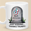 Swipe Left On Fake News - US Patriotic Pride Mug