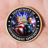 We’re Already Aiming For Mars - US Patriotic Pride Gold-Colored Coin