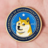 In Doge We Invest - US Patriotic Pride Gold-Colored Coin