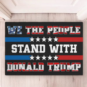 People’s Unity, Nation’s Glory - US Patriotic Pride Home Decor Decorative Mat, House Warming Gift Mat