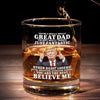 Other Dads Total Losers - US Patriotic Pride Whiskey Glass - Gift For Conservative Supporters