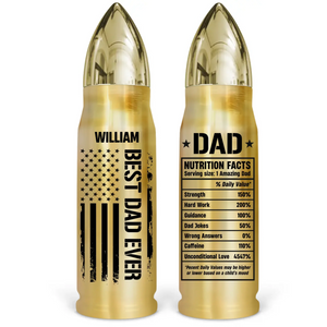 No Nutrition Label Needed - US Patriotic Pride Bullet Tumbler