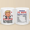 The Best Woman In The Universe, No Debate - US Patriotic Pride Mug