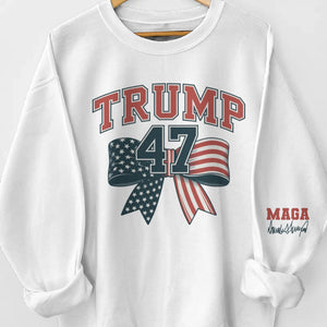 The Comeback Is Real - US Patriotic Pride Unisex Sweatshirt, Hoodie With Design On Sleeve