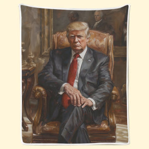 Born To Lead, Built To Win - US Patriotic Pride Blanket