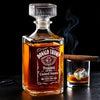 For The Strong And The Brave - US Patriotic Pride Glass Whiskey Bottle