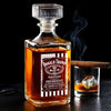 Elected & Supported By The American People - US Patriotic Pride Glass Whiskey Bottle