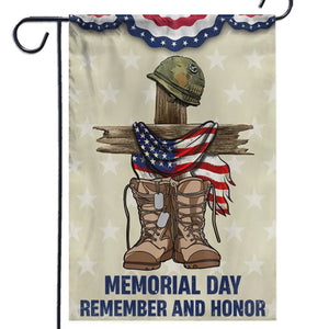 Remember And Honor - US Patriotic Pride House Flag, Garden Flag