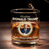 Stronger, Smarter, Forty-Seven - US Patriotic Pride Whiskey Glass - Gift For Conservative Supporters