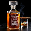 Made Enemies Nervous, Made Americans Proud - US Patriotic Pride Glass Whiskey Bottle
