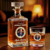 Patriot Distilled, 100% American Made - US Patriotic Pride Whiskey Decanter Set